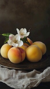 画意水蜜桃