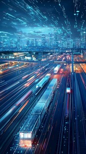 高铁行驶城市门户