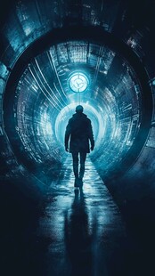 科幻小说隧道