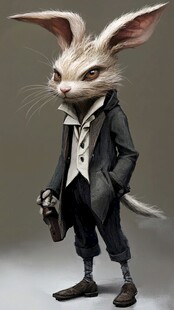 酷帅霸气兔形象