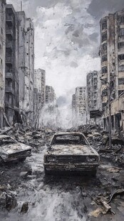 原创插画废墟