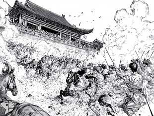 田单破燕火牛阵场景