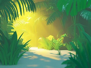 雨林插画