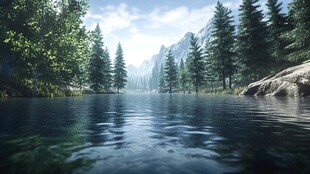 唯美自然山青水秀