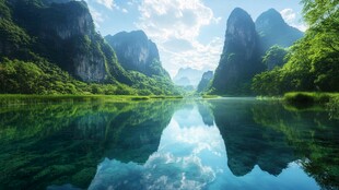 高清宽幅山水风光