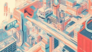 天府智能创享中心插画