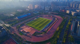 运动场航拍