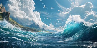 乘风破浪立体效果