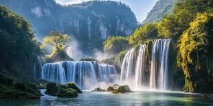 黄果树瀑布山水风景