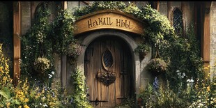 霍比特小屋主题婚礼