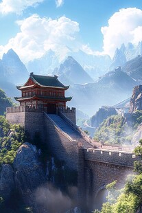 欧美风格长城