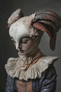 拉芭隆贝拉人物半身像