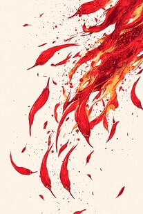 火焰飘带唯美波浪线