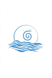 云海纹海浪纹logo