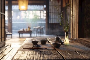 仿古茶社