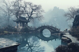 唯美古风场景