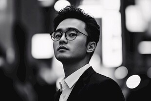 优雅高贵帅气人像