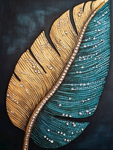 立体质感金属画