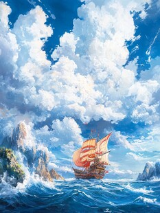 扬帆启航高清画