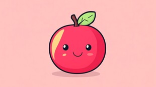原创卡通小苹果