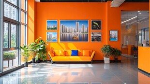 企业大厅场景设计