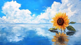 向日葵桌面背景