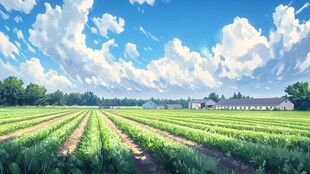 超宽幅田园景色