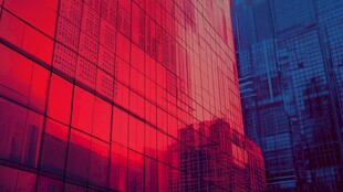 高红蓝色企业背景