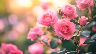 唯美浪漫月季花