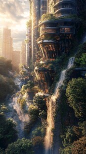 悬浮森林式建筑