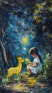 梦幻儿童插画超治愈