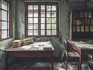 怀旧小学教室