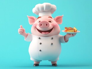 餐饮吉祥物设计