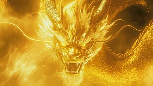 金色龙纹金龙苍龙青龙