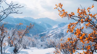 光雾山雪景监控器