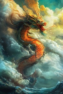 高清唯美双龙戏珠