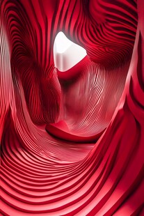 立体感红色背景