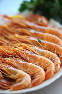 海鲜大餐海鲜汇河虾