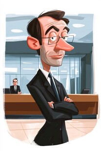 卡通写实漫画人物