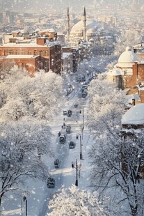 圣索非亚教堂雪景