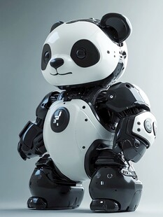 科技熊猫形象