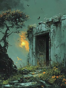 魔幻场景插画