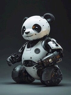 科技熊猫形象