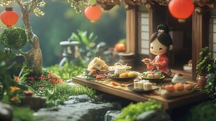 小陶人生活场景