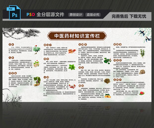 中药知识宣传栏