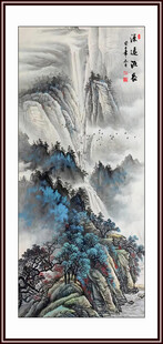 山水画国画山水