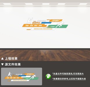 健身房文化墙