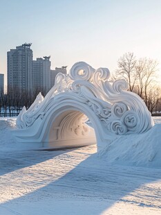 太阳岛雪雕