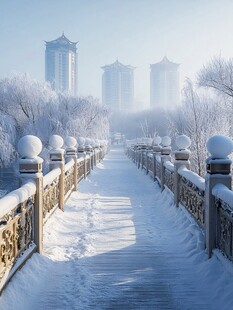 雪后望海楼