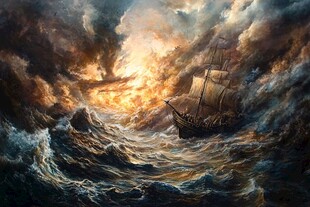 乘风破浪立体效果